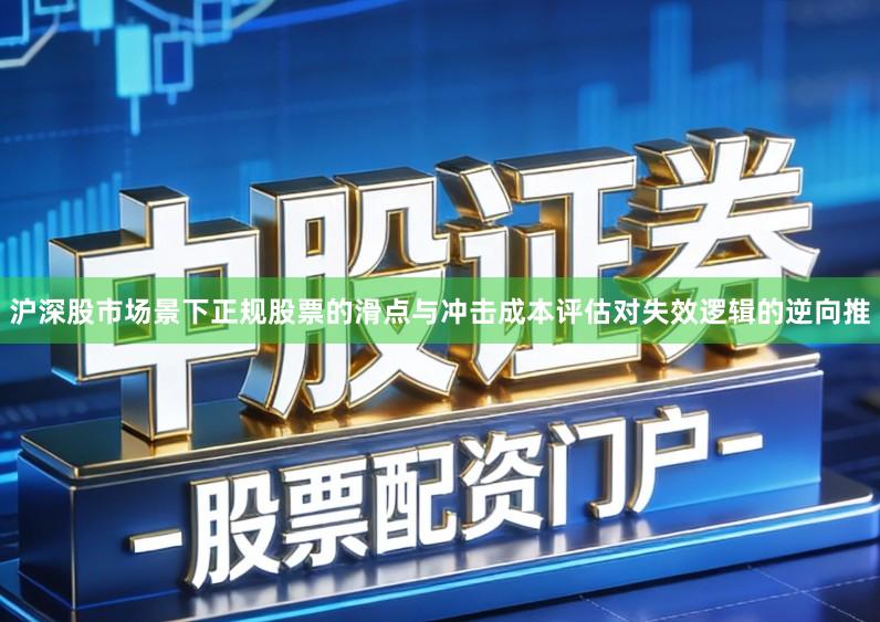 沪深股市场景下正规股票的滑点与冲击成本评估对失效逻辑的逆向推