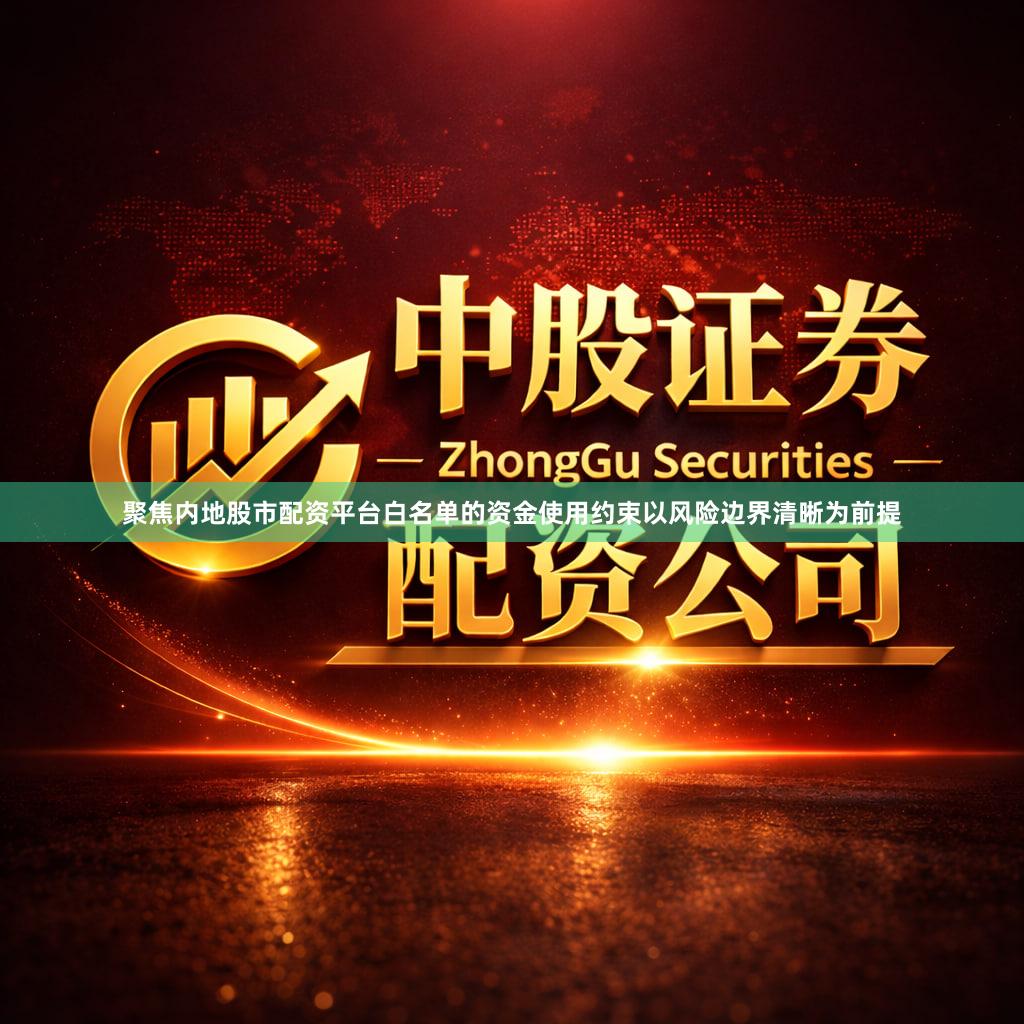 聚焦内地股市配资平台白名单的资金使用约束以风险边界清晰为前提